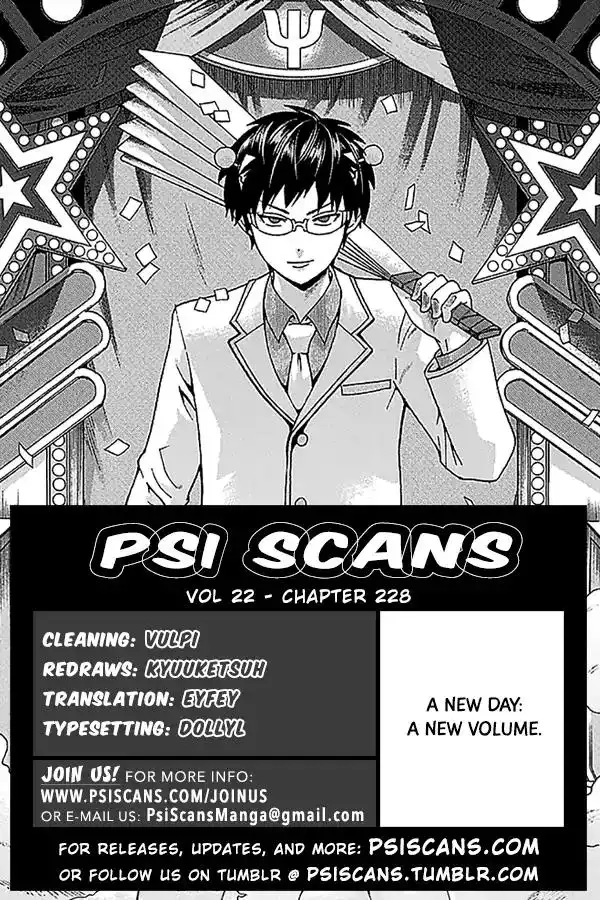 Saiki Kusuo no Psi Nan Chapter 228 3